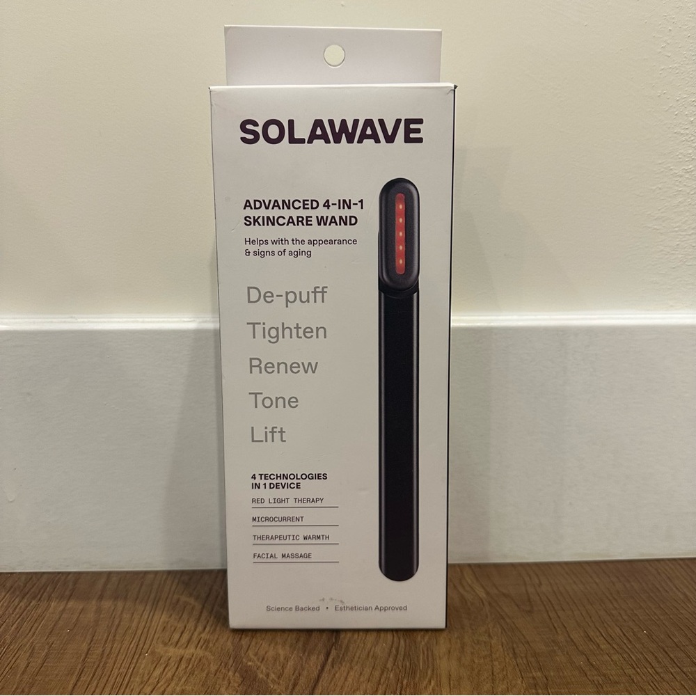 SolaWave Advanced 4-In-1 Skincare Wand Black Matte
